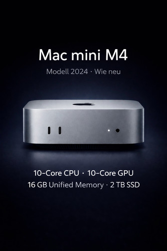 Apple mac mini 2024 - m4, 10c